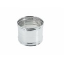 Raccordo inox FF inox 316L monoparete