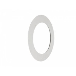 Rosone ellittico inox monoparete