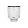 Terminale cappello antivento - canna fumaria inox - monoparete